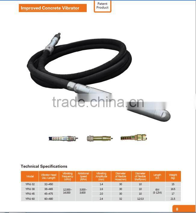 Good quality!! Patent Product!High Frequency Improved Concrete Vibrator