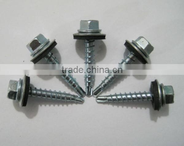 Galvanized Hexagonal Head Self Tapping Screws with factory price