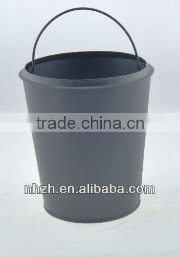 household matte black mini bucket for trash can