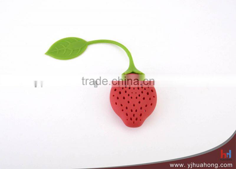 Food Grade Colorful Stainless Steel&Silicone Leaf Tea Infuser