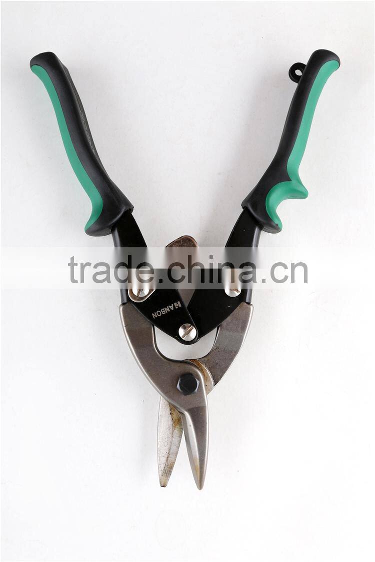 Left Cut Aviation Tin Snips For Cutting Steel Sheet