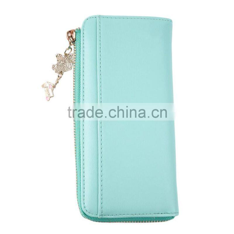 Brand Women Wallet Carteira Feminina PU Leather Card Purse Female Carteras Mujer Monederos Long Zip Wallet Money Bag Billeteras