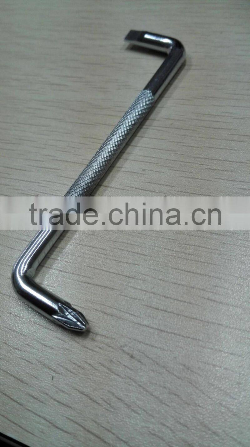Z Type Spanner, Angle Driver(Pozi No.2 x 6mm Slot)