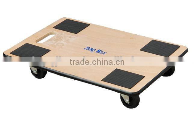 2014 Wooden flower flat lumber tray dolly tool cart/outdoor flower cart