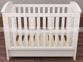 solid beech wood round cot baby crib sheets