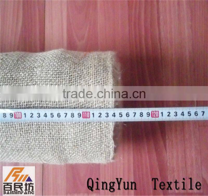 burlap cloth nature color for packing and decor