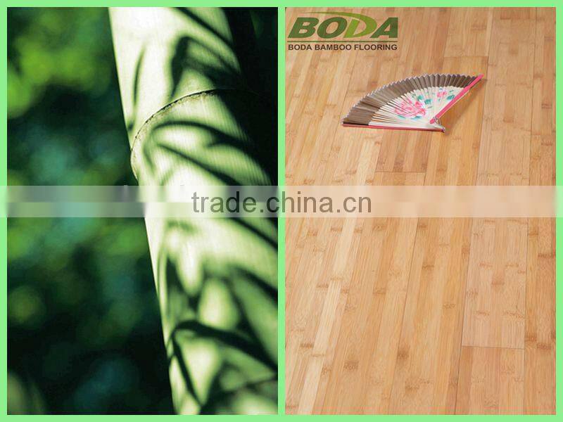 CE click carbonized horizontal green bamboo flooring