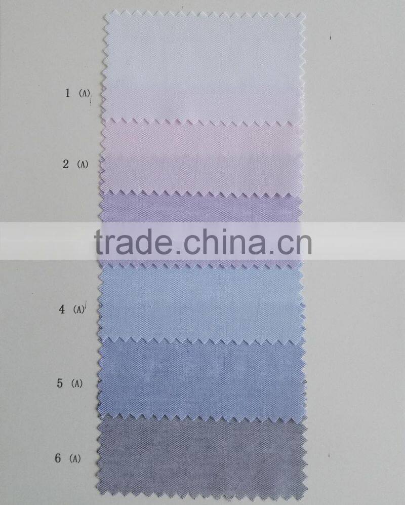 Liquid ammonia& easy care cotton yarn dyed oxford fabric