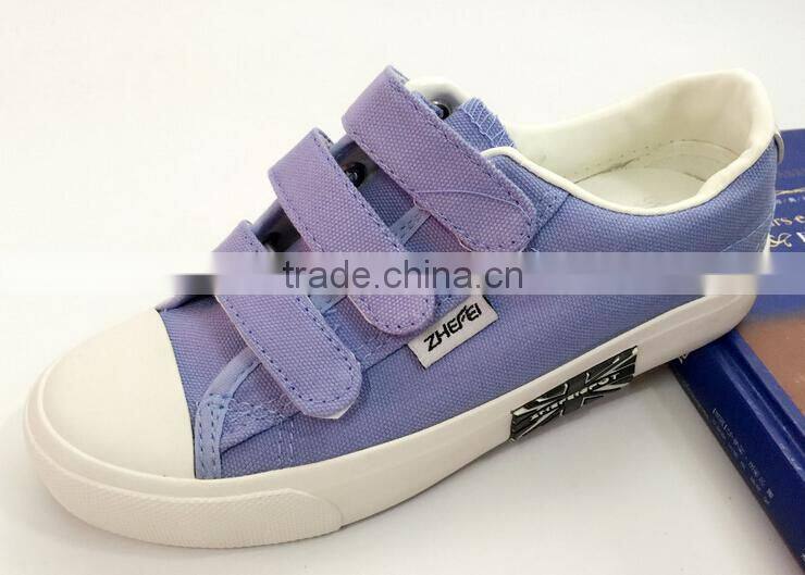 GZY Factory Guangzhou velcro cheap price canvas shoes stock