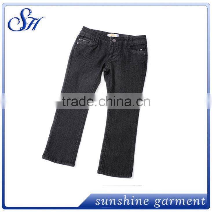 Children's Jeans Yiwu garment trading garment in China
