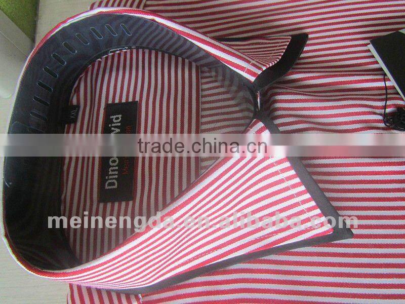 plaid double collar shirt for men