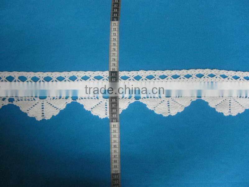 crochet cotton decorative lace trim for garment