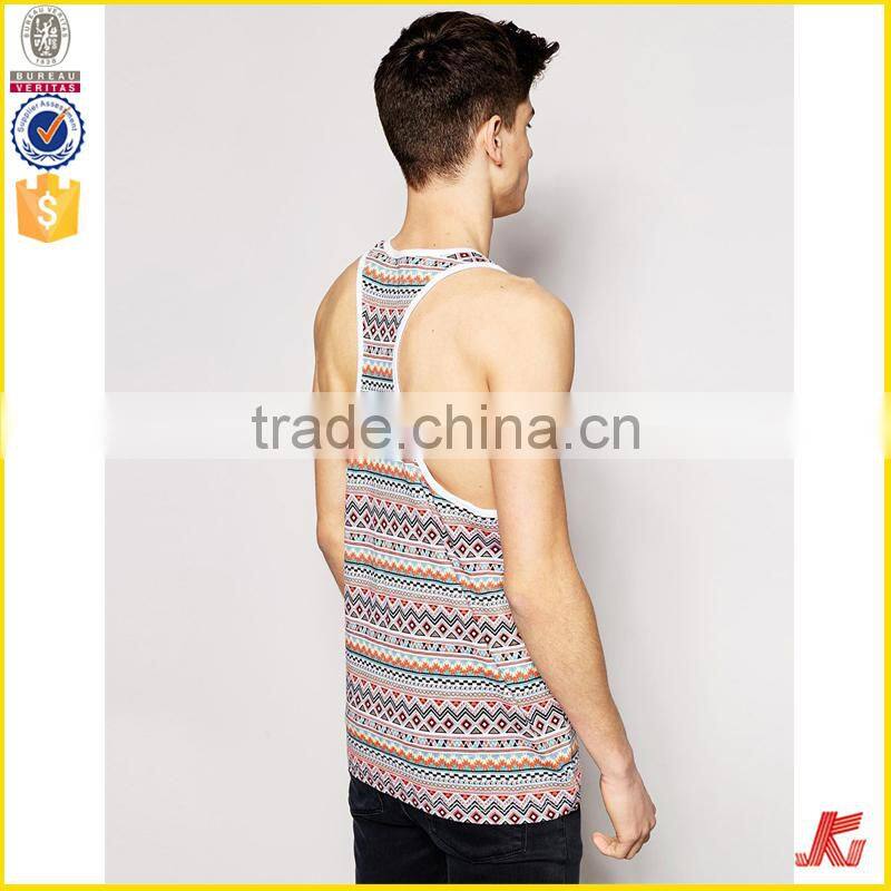 100 cotton men tank top