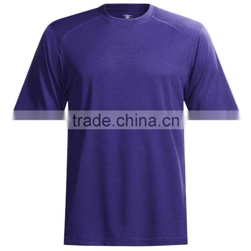 factory price simple design pure color crew neck men knitted t-shirt