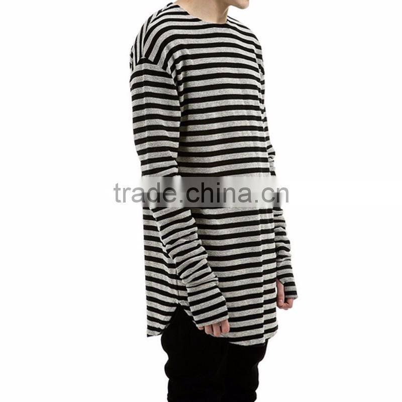 Wholesale High Quality Striped Clothes Men T Shirt Men Fashion Cotton Man T-shirt