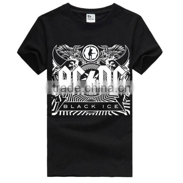 Man 100% cotton wholesale rock band t-shirts