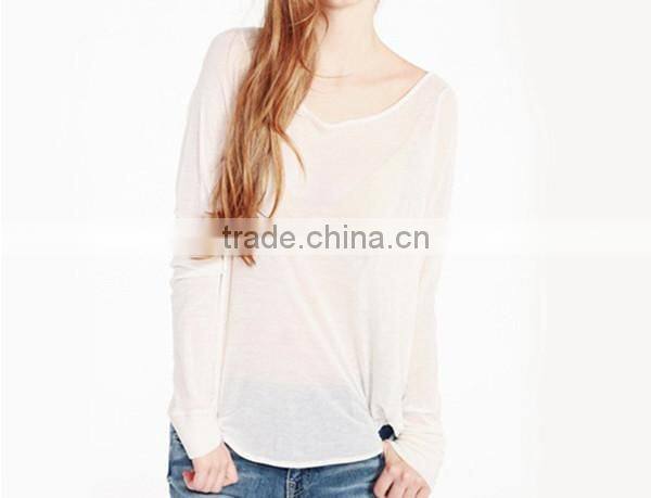 New design plus size round neck black and white loose bat sleeve casual clothes Wing printing t shirt blank t-shirt