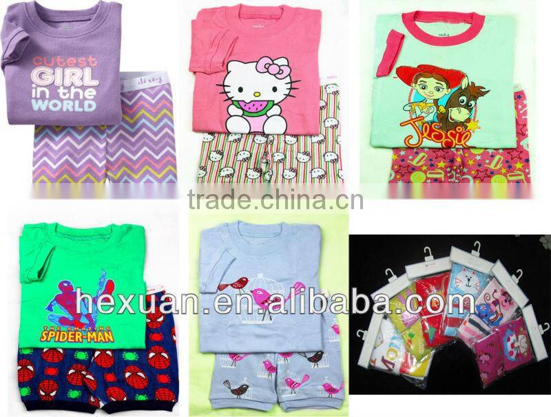 Wholesale Cotton Baby Kids Pyjamas Wholesale