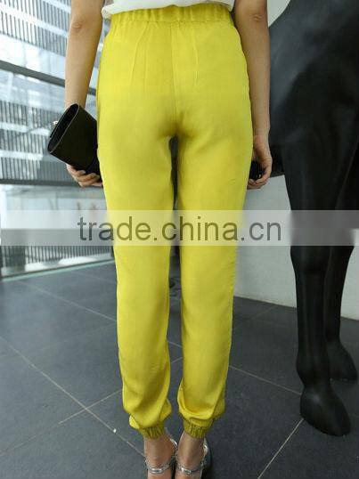 2013 Women's fashion chiffon loose long pencil pants