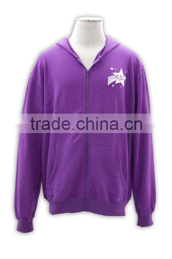 Lastest product best price quality purple ladies smart trendy hoodie
