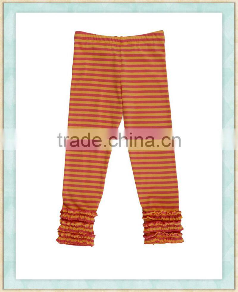 baby yoga trousers with an elasticated waist ruffle trouser legs wholesale little children bouquite pants