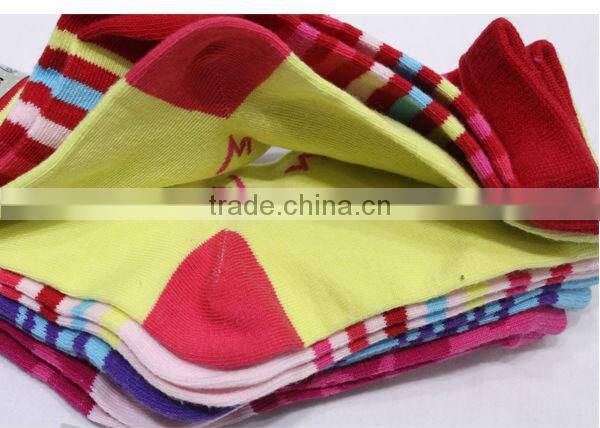 Girls lovely cotton socks 5 pairs cute teen girls socks in socks colorful stripe socks for young girls