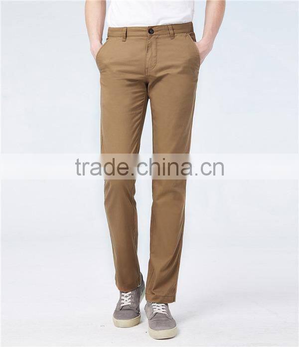 Make in China hot sale new model men pants khaki trousers