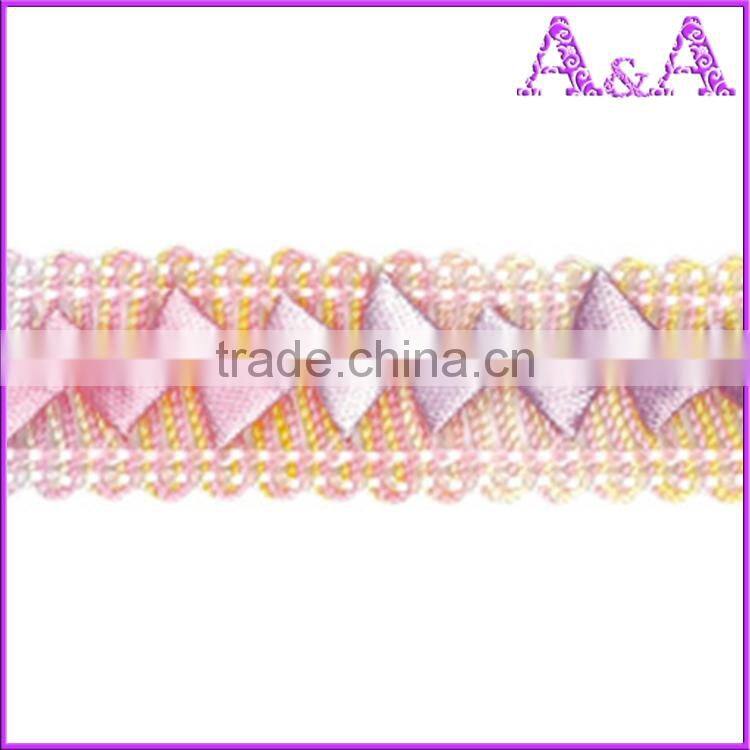 Black dry wedding dress decorative trim materials fabric chemical embroidery with beads cord guipure bobbin lace