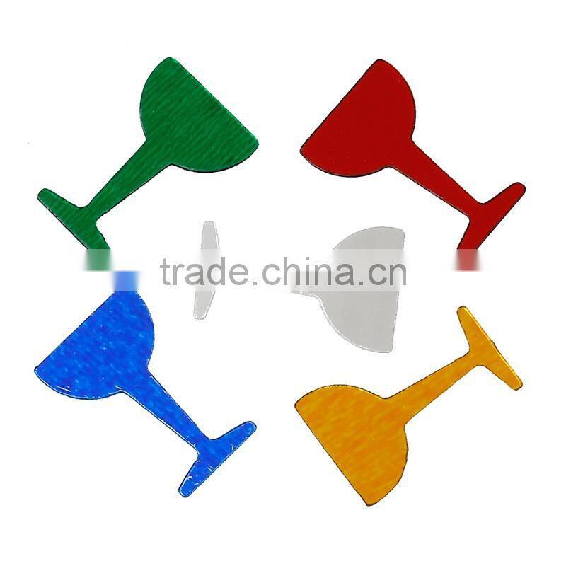 PVC Confetti Party Decoration Goblet At Random