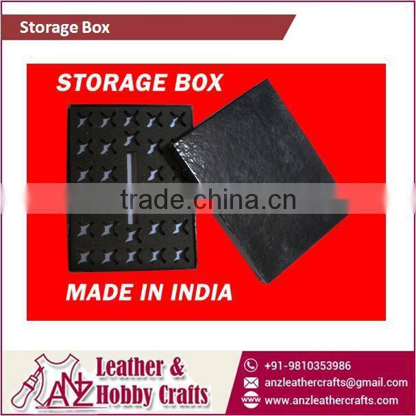 Premium Quality Leather Stamp Storage Box at Sale Price