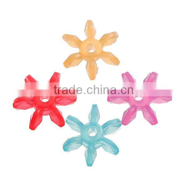 Hot Sale Christmas Snowflake At Random Acrylic Spacer Beads