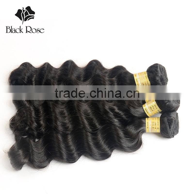 Free Samples Deep Wave Virgin Indian Hair Raw Unprocessed Indian Human Hair