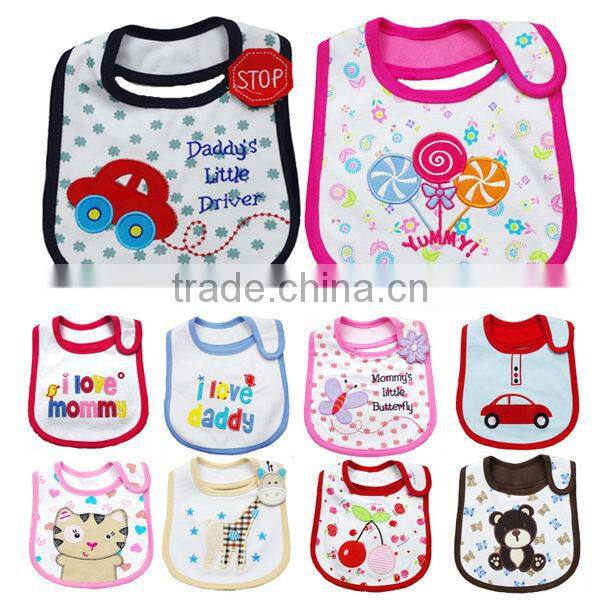 cotton infant baby bibs