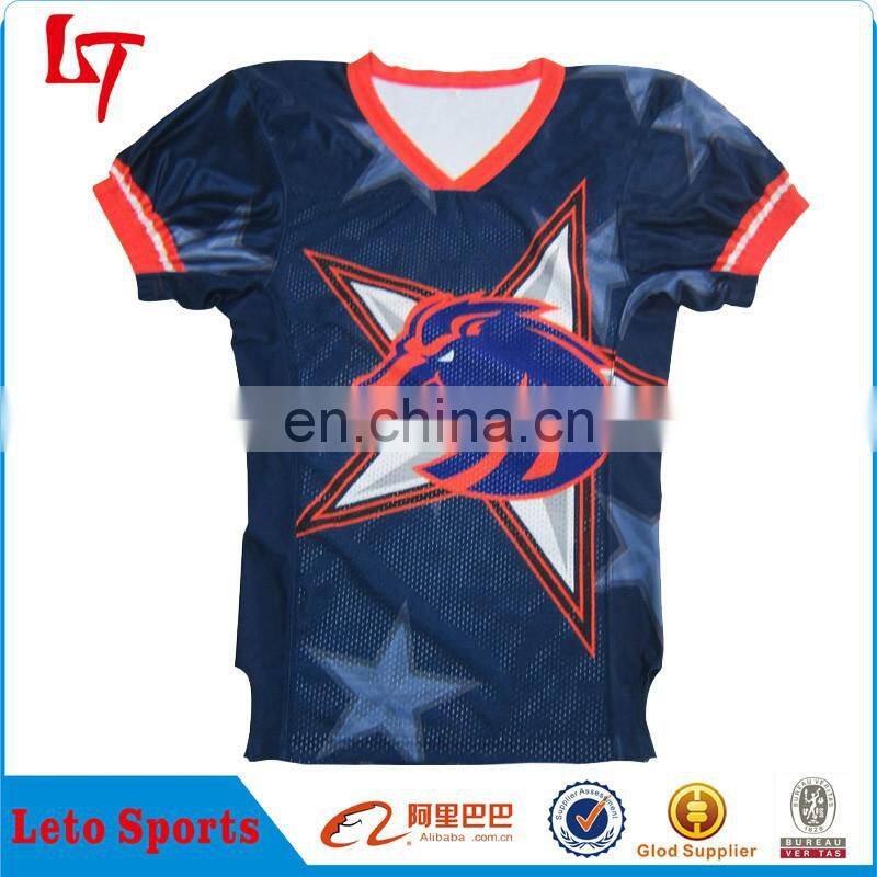 Men's popular sports american football t shirt with your own design