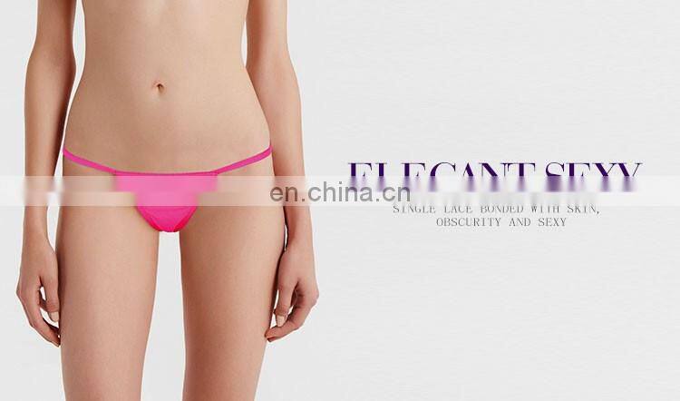 2015 Latest Young Sweet Girl Breathable lace g string pics