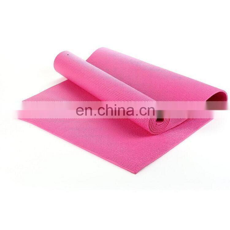 Wholesale custom printed PVC eco yoga mat manufacturer with yoga mat bag