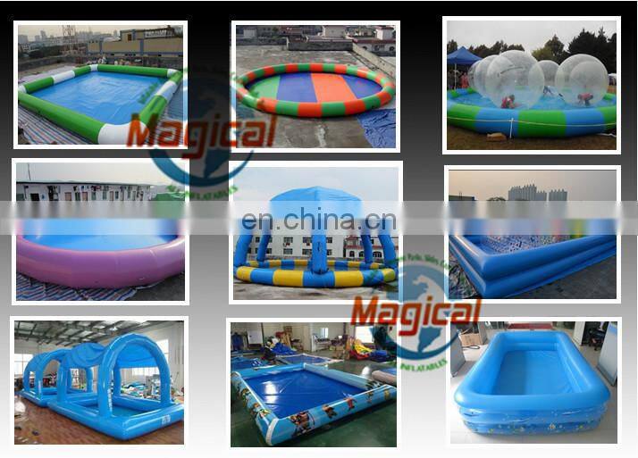 0.9mm PVC tarpaulin durable inflatable water pool for water ball
