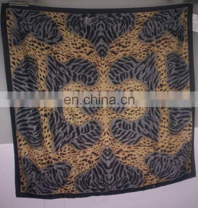 Printed Square Scarf in poly chiffon
