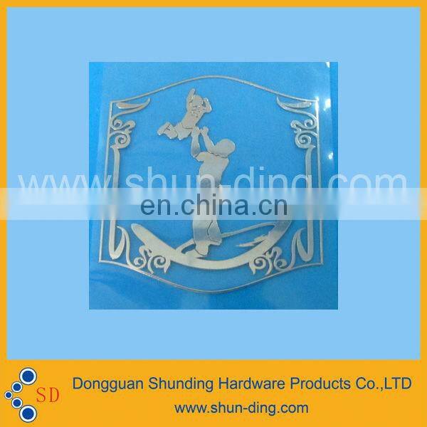 Free tooling charge electroforming nickel computer logo sticker