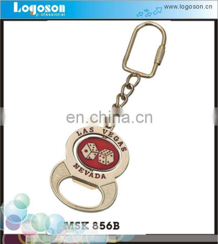 2017 Metal tourist souvenir Las Vegas bottle opener keychain