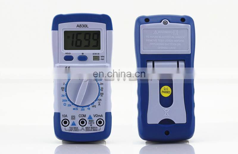 LCD Display Multi Function Digital Universal Meter Multimeter A830L