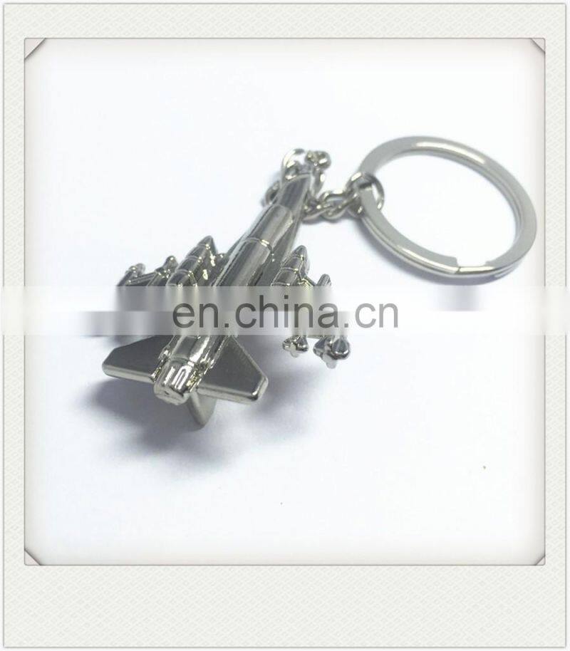 Beautiful custom design airplane metal keyring