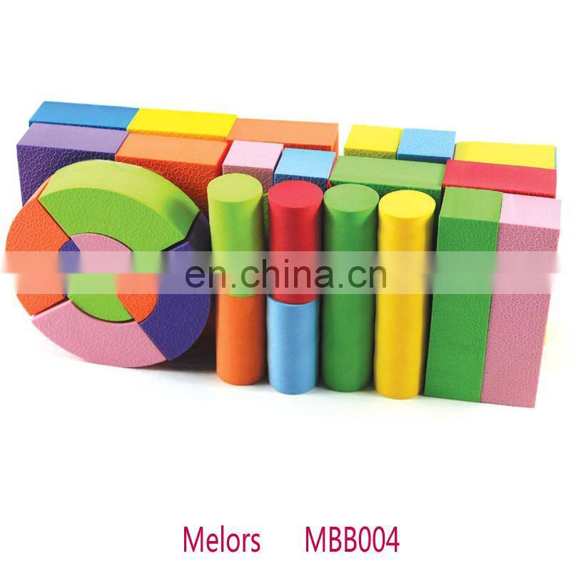 Melors EVA DIY Toy Non Skid soft foam blocks Wholesale