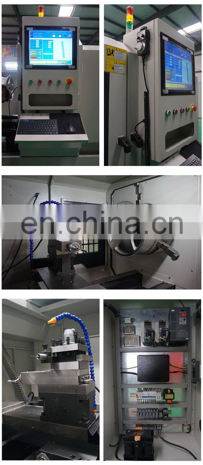 alloy wheel cnc lathe diamond cutting rim repair machine price wrm32h