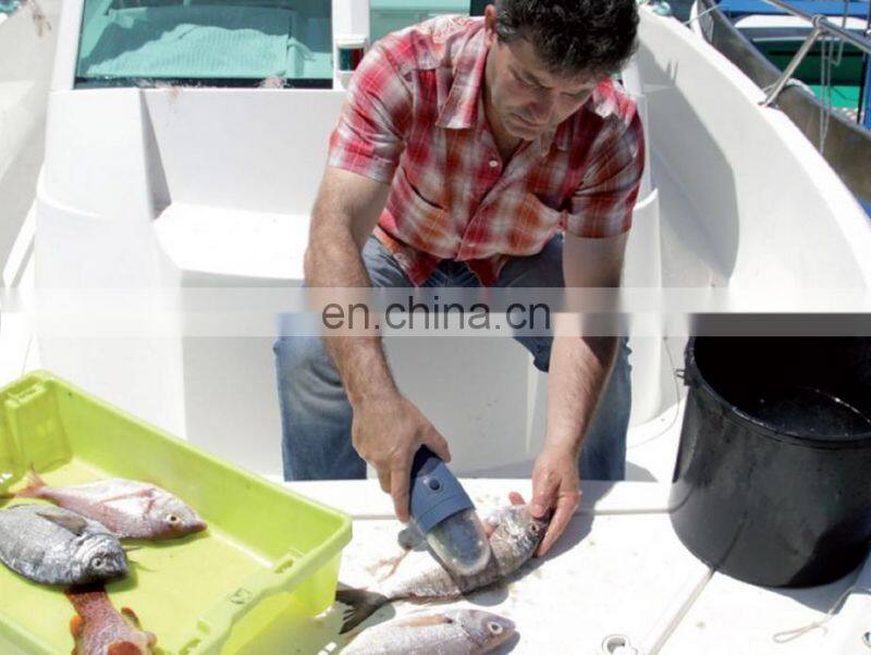 The new fishing tackle Electric portable fish scale remover for outside use