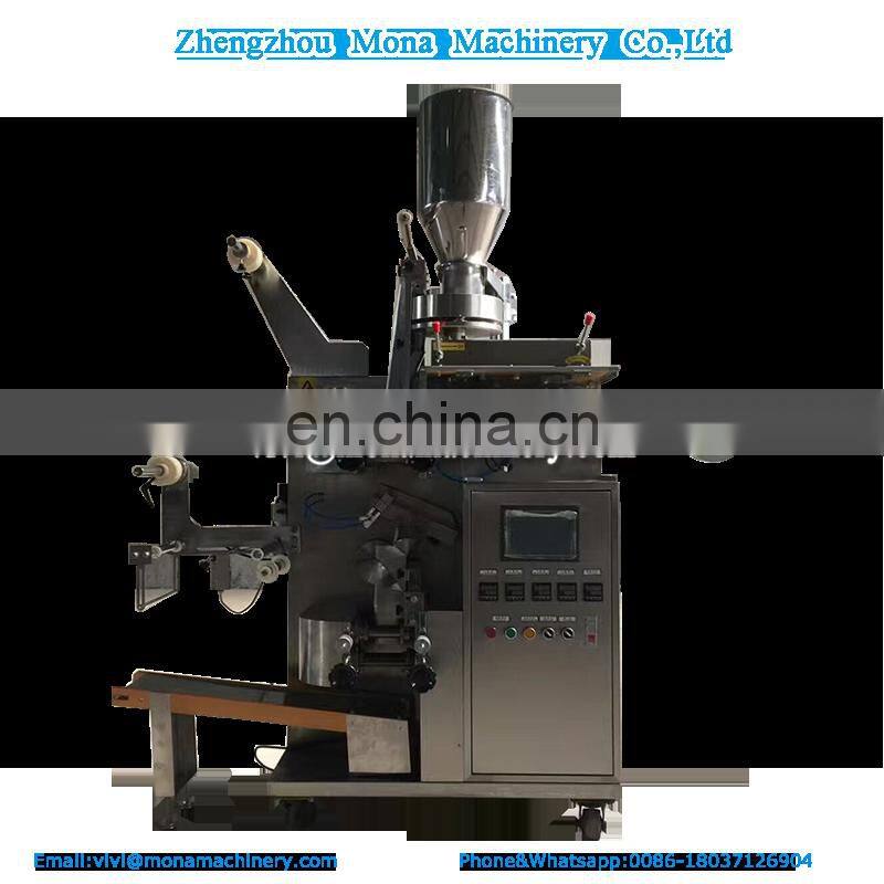 1-10 gram tea bag packing machine with string,tag and envelope