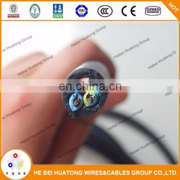 CE certified VDE 3X1.5mm2 LSZH halogen free rubber flexible cable H07RNF H07ZZF