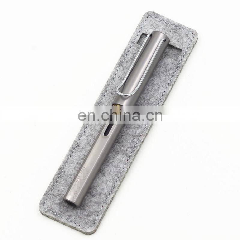 Cheap Creative Simple Pure Color Felt Pen Bag