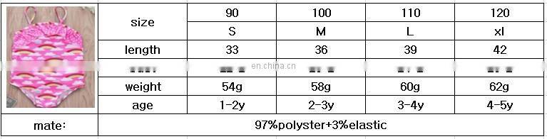 2019 summer new pink rainbow print kids cloud ruffle swimwear off-shoulder one piece baby girl swimsuit