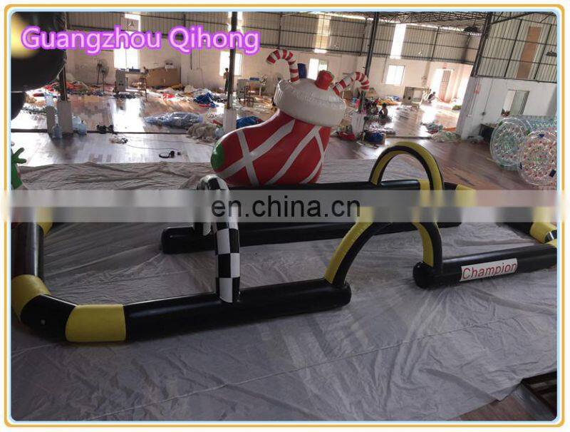 Portable Outdoor Inflatable Sport Game Zorb Ball Go Kart Inflatable Race Track